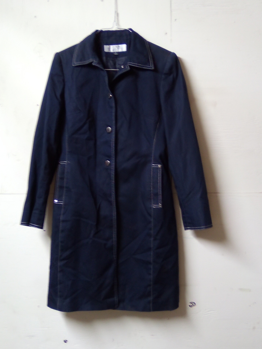 Classic Navy Women's Long Coat - Brand Unspecified ( Bag B )